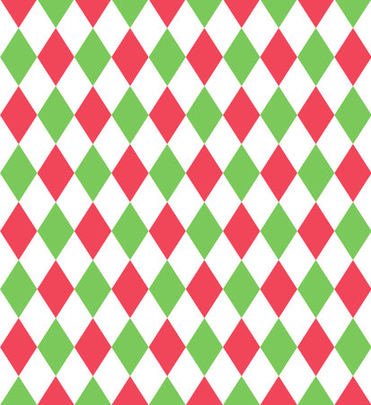 Creative design of harlequin rhombuses seamless textureのイラスト素材