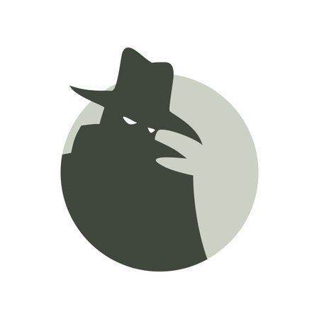 Design of mystery man illustrationのイラスト素材