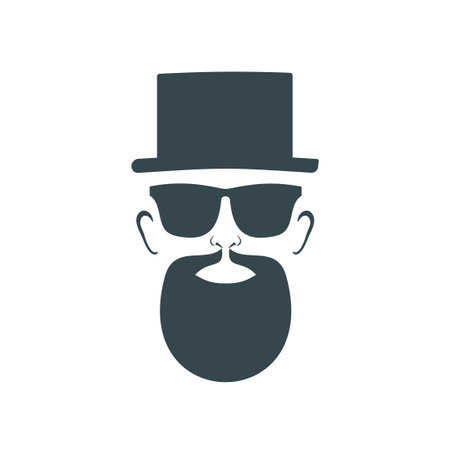 Design of elegant gentleman iconのイラスト素材