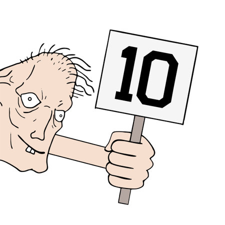 top score bannerのイラスト素材