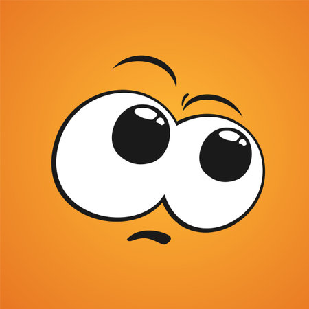 Design of cartoon expression thinkingのイラスト素材