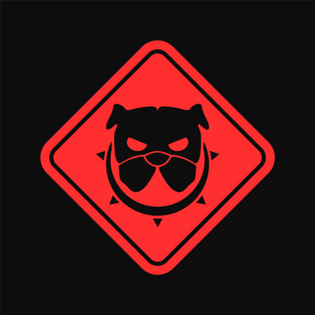 Design of dog signのイラスト素材