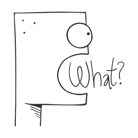 Surprised character expressionのイラスト素材