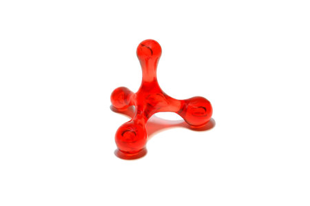 Red volumetric figureの写真素材