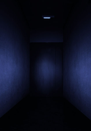 dark corridor の写真素材