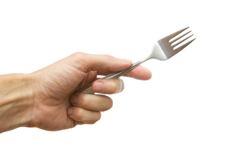 Plug in a hand の写真素材