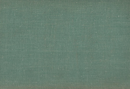 Background from a natural old green fabricの写真素材