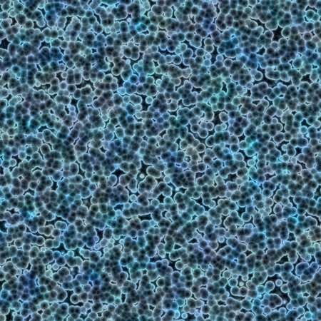 Abstract drawing of a colony of bacteriaの写真素材