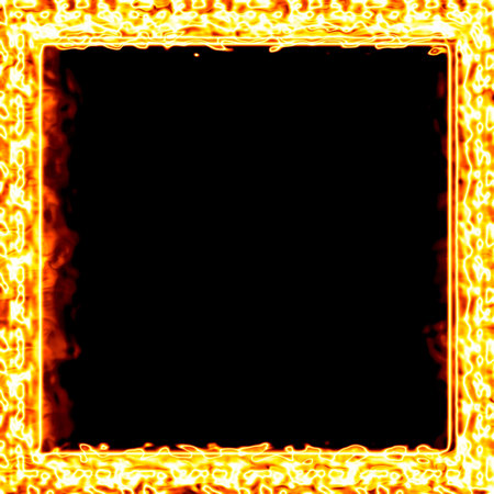 Fiery frameworkの写真素材