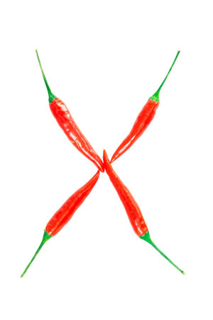 SOLetter from red hot pepper on the whiteNY DSCの写真素材