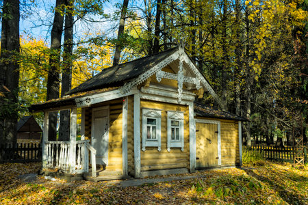 MOSCOW, RUSSIA - OCTOBER 06, 2015: Museum "Manor Muranovo" them. FI Tiutchev. Childrens House.のeditorial素材