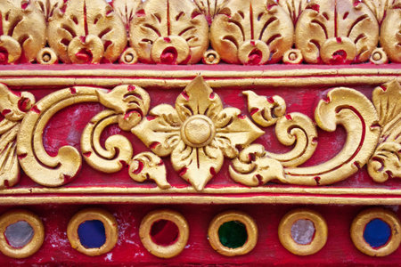 Stucco on Buddhism の写真素材