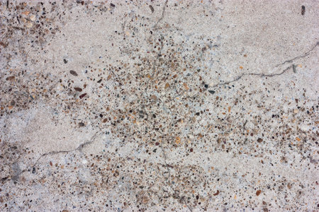 Details of the eroded surface of the old concrete wall.の写真素材