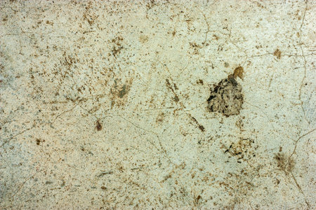 The old cracked cement and dirt and corrosionの写真素材
