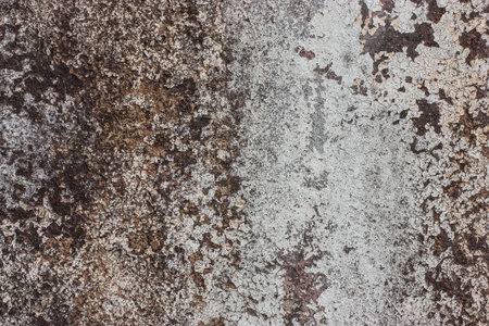 White walls are textured black dirt stains.の写真素材