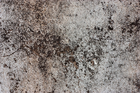 White walls are textured black dirt stains.の写真素材