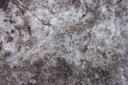 Pattern of cracks on the concrete floor.の写真素材
