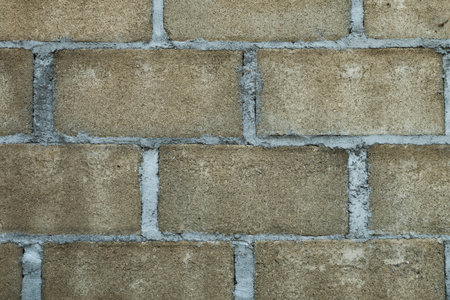Concrete block wall background  texture.の写真素材