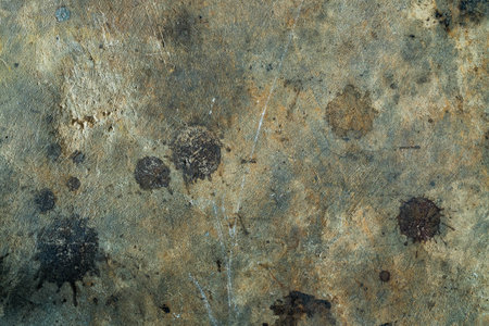 Pattern of cracks on the concrete floor.の写真素材
