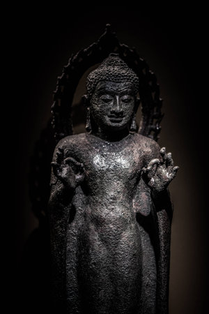 Statue from Dvaravati periodの写真素材