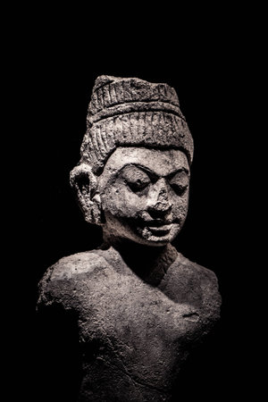 Statue from Dvaravati periodの写真素材