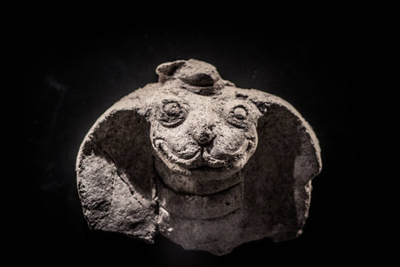 Statue from Dvaravati periodの写真素材