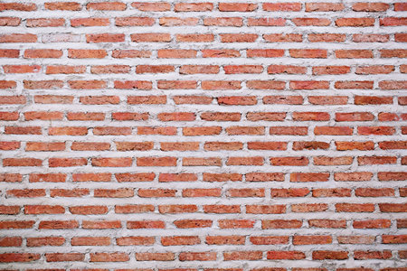 empty old brick wall texture background vintage interior design. soft focus.の写真素材