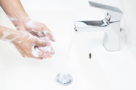 People wash their hands to prevent the germs, the virus, and the virus from entering the body.