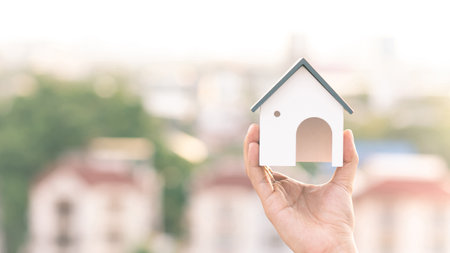 Banks release low-interest home loansの写真素材