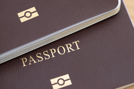 Passports for traveling around the worldの写真素材
