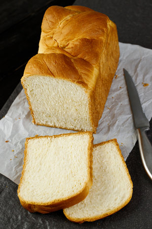 Bread in a coffee shop
