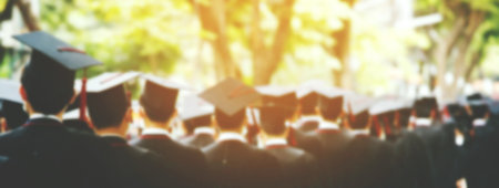 Welcome day to congratulate graduates at the universityの写真素材