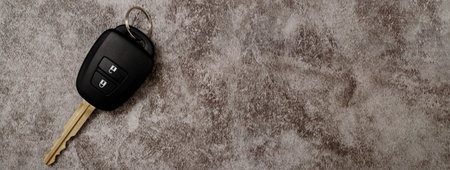 New car keys with low interest loan offer at the showroom