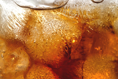 Soft drinks and fruit juice mixed with soda high in sugar have a negative effect on physical healthの写真素材