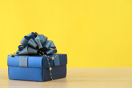 Special gift box for customers New Year's Dayの写真素材