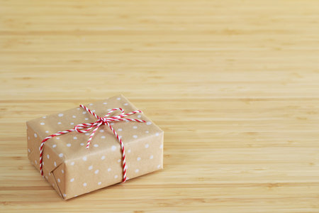 Special gift box for customers New Year's Dayの写真素材