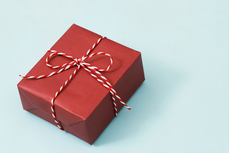 Special gift box for customers New Year's Dayの写真素材