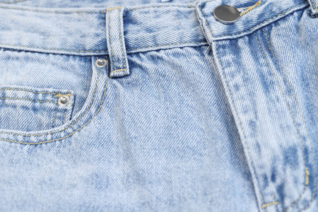 Fashionable denim jeans for teenagers, texture 
backgroundの写真素材