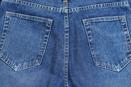 Fashionable denim jeans for teenagers, texture 
backgroundの写真素材