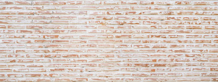 White brick wall texture for a bright, minimalist style home.