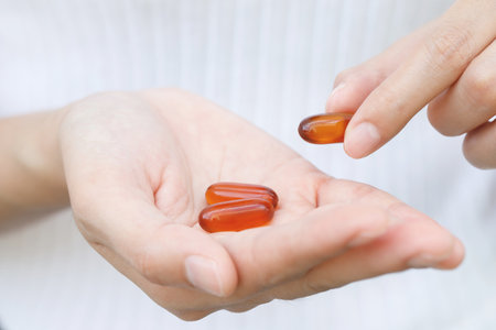 Lecithin extracted from soybeans helps nourish the brain and enhance memory.の写真素材