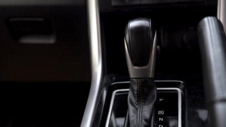 Car gears are available in both manual and automatic, depending on the driver's needs.の写真素材