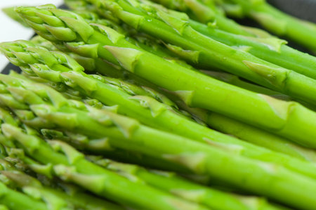 asparagus close upの写真素材
