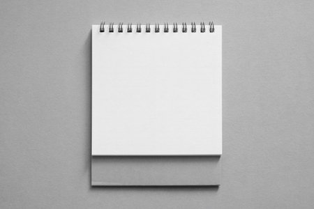 blank calendar or note paperの写真素材
