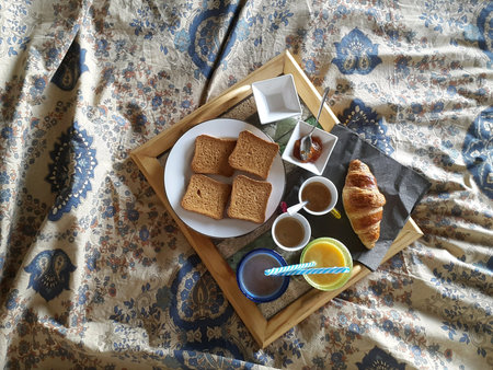 Breakfast in the bedの素材