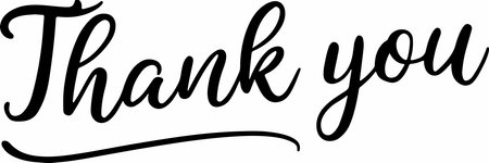 Thank you handwritten text sign illustration on white bacgkroundのイラスト素材