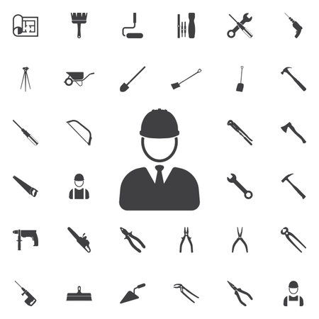 Architect Icon. Construction icons universal set for web and mobileのイラスト素材