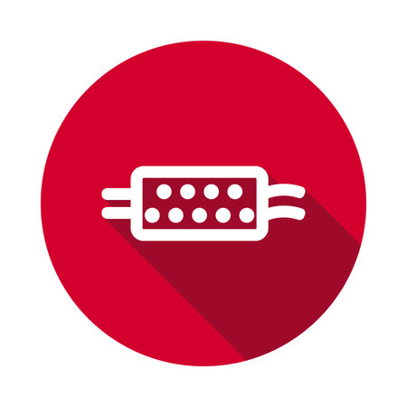 Air filter dashboard flat iconのイラスト素材