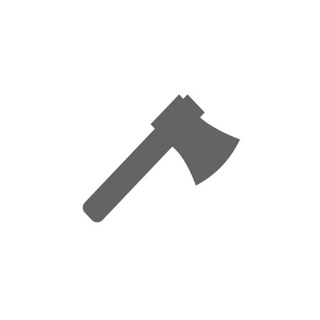 Ax icon. Simple vector summer icons for ui and ux, website or mobile application on white backgroundのイラスト素材