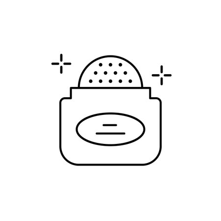 Antiperspirant icon. Simple line, outline vector elements of beauty salon things for ui and ux, website or mobile application on white backgroundのイラスト素材